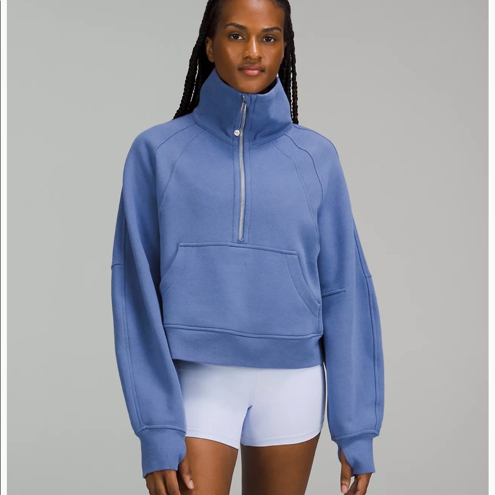 Lululemon scuba oversized funnel neck half zip